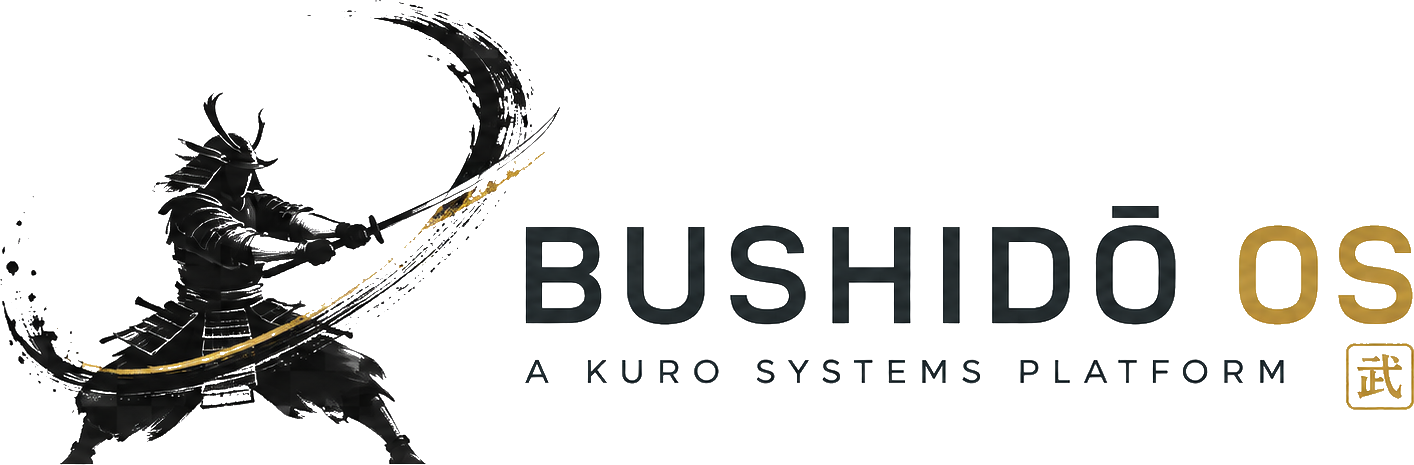 Bushidō OS — A Kuro Systems Platform